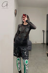 Walter Van BeirendonCK Alien Grid AW22-23 8037